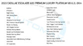 2023 CADILLAC ESCALADE 600 PREMIUM LUXURY PLATINUM SUV Dark Moon Jet Black (8 Seaters) Page75