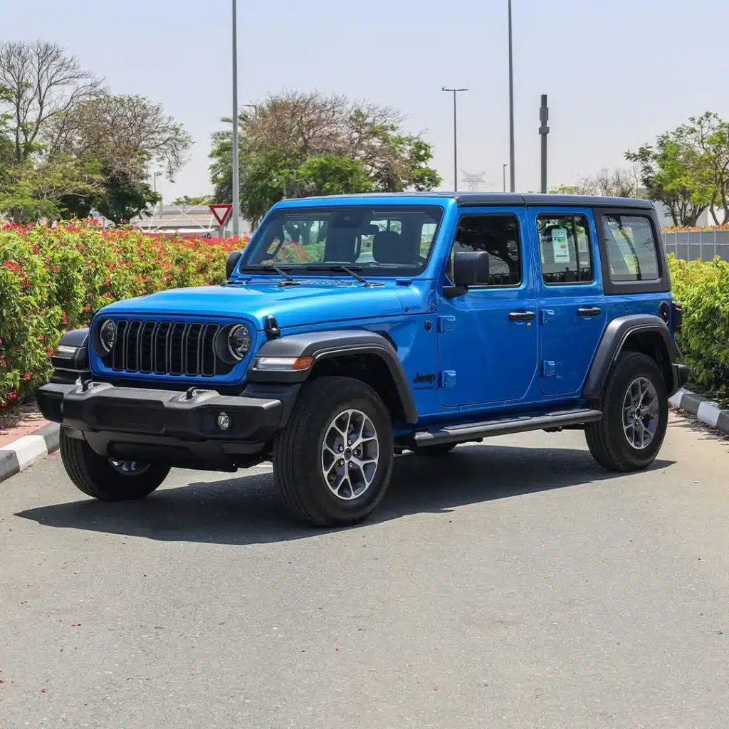 2024 WRANGLER UNLIMITED SPORT PLUS Hydeo Blue Black Interior 1