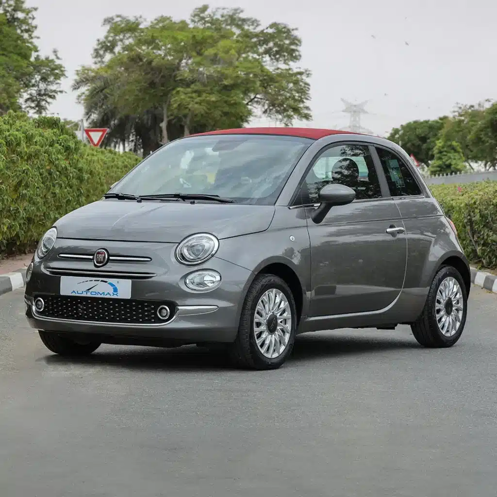 2024 Fiat 500 Cabrio Electroclash Gray White Red Roof.jpg