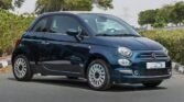 2024 Fiat 500 Cabrio Epic Blue Black interior page 0003