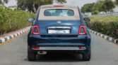 2024 Fiat 500 Cabrio Epic Blue Black interior page 0005