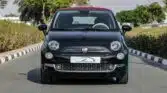 2024 Fiat 500 Cabrio Vesuvio Black White interior Red Roof page 0002