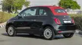 2024 Fiat 500 Cabrio Vesuvio Black White interior Red Roof page 0004