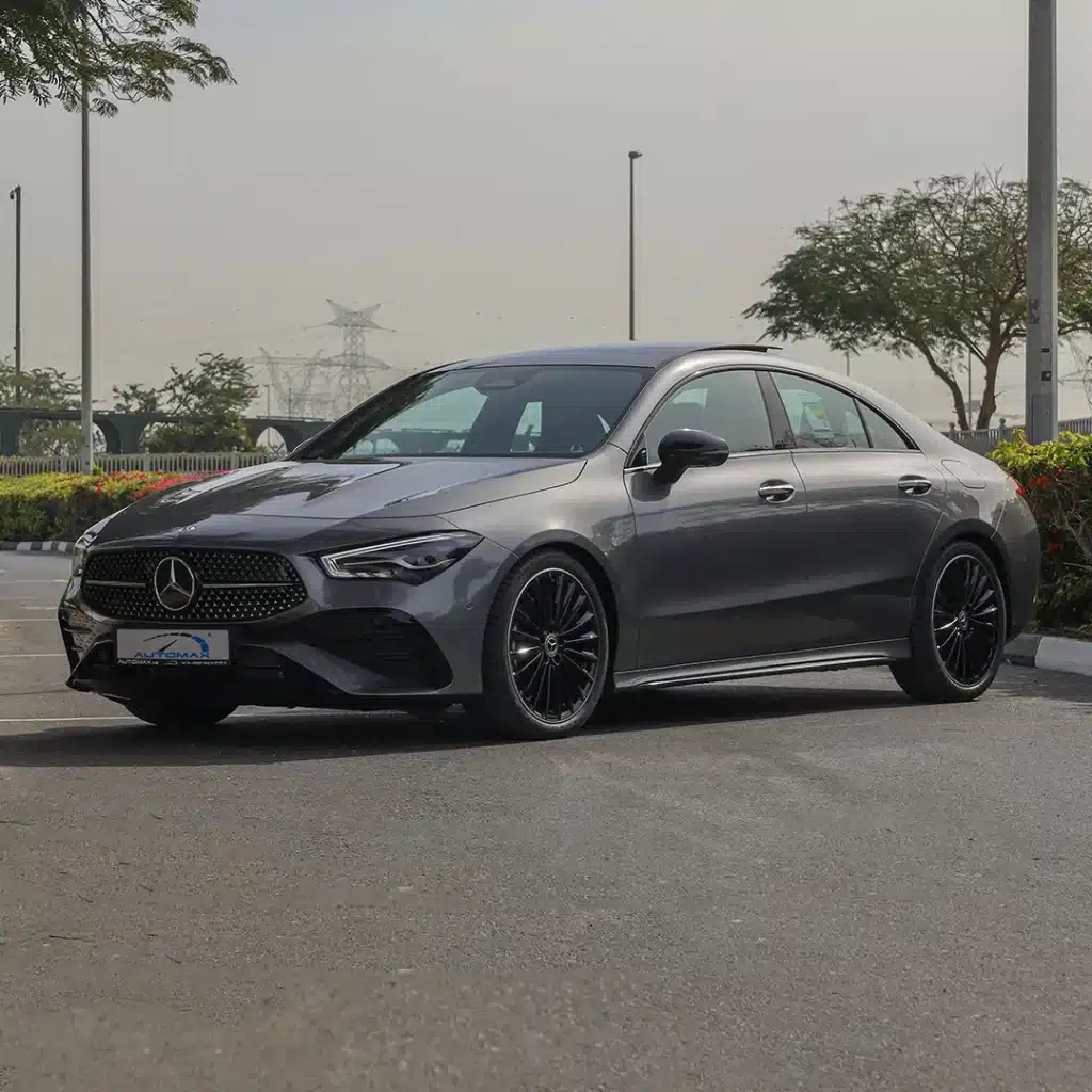 2024 MERCEDES BENZ CLA 200 COUPE Mountain Gray Red Interior Facelift Night Package 360 Camera Augmented Reality.jpg