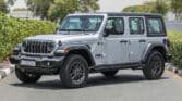 2024 WRANGLER UNLIMITED SPORT S Silver Zynith Black Interior (Black Rims)